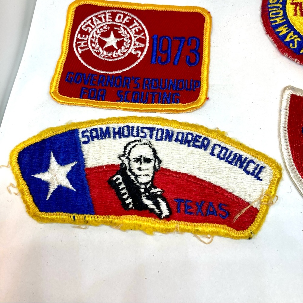 5 Vintage 70s Texas Boy Scouting Patches BSA - Picture 4 of 10